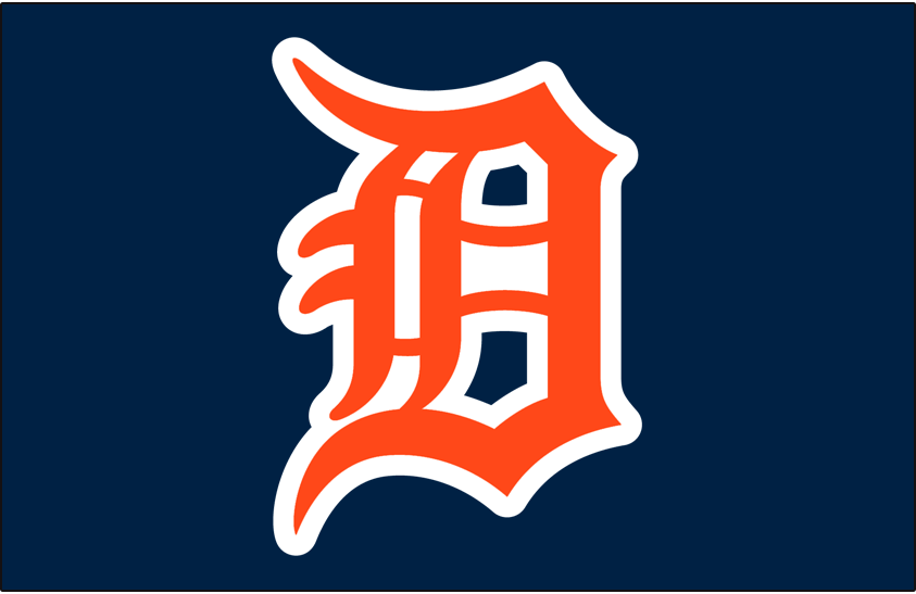 Detroit Tigers 1972-1982 Cap Logo vinyl decal